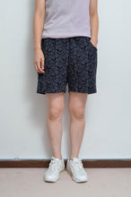 Load image into Gallery viewer, FLOWER LACE EASY SHORTS/BLK_01size