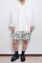 Load image into Gallery viewer, 002_WHT FRINGE RUG SHORTS_02size