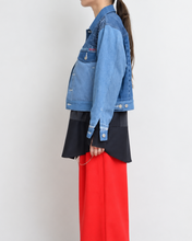 Load image into Gallery viewer, Denim easy panel blouson "PGR" / 01size