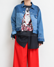 Load image into Gallery viewer, Denim easy panel blouson "PGR" / 01size
