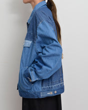 画像をギャラリービューアに読み込む, PANEL DENIM BLOUSON/毎日だ/02 size B