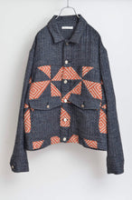 Load image into Gallery viewer, 代官山 蔦屋書店出品中/HERRINGBONE LINEN WOOL QUILTED WORK BLOUSON