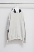 Load image into Gallery viewer, QUILT HOODIE/L GRY_02_B