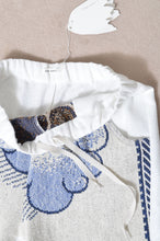 Load image into Gallery viewer, WHT FRINGE RUG SHORTS_02size