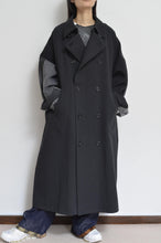 画像をギャラリービューアに読み込む, [your right things 代官山 蔦屋書店出品中]DENIM SLEEVE TRENCH COAT/BLK/02
