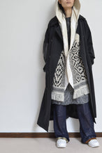 画像をギャラリービューアに読み込む, DENIM SLEEVE TRENCH COAT/BLK/02