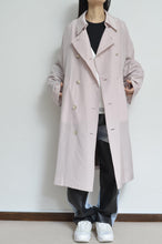 画像をギャラリービューアに読み込む, SCARF-LINED TRENCH COAT/PINK/01
