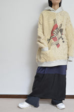 画像をギャラリービューアに読み込む, SWITCHING KNIT HOODIE(PRINT) 01/OFF WHITE_X