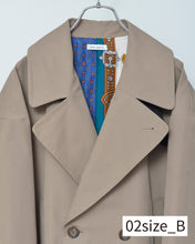 Load image into Gallery viewer, Flower charm pea coat / peach skin