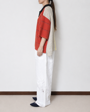 画像をギャラリービューアに読み込む, PANEL S/S POLO / SUMMER KNIT_02 size_B