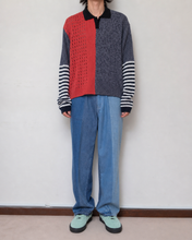 画像をギャラリービューアに読み込む, PANEL L/S POLO / SUMMER KNIT/02 size_A