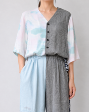 Load image into Gallery viewer, SHORT SLEEVE JUMP SUIT / FLORAL / 00 size_A