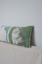 Load image into Gallery viewer, RUG CUSHION_GREEN CAT