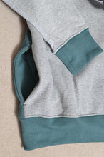 Load image into Gallery viewer, TWO-TONE HOODIE_GREEN/MIND GAME print/02 size