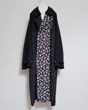 画像をギャラリービューアに読み込む, FLORAL TRENCH COAT/BLK/02 size A