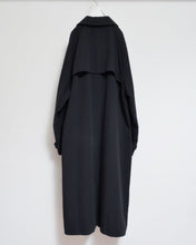 画像をギャラリービューアに読み込む, FLORAL TRENCH COAT/BLK/01 size A