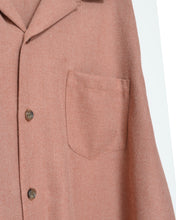 画像をギャラリービューアに読み込む, Tablecloth collar fringe shirt / bishu wool_B