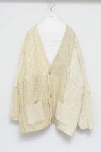 Load image into Gallery viewer, SWITCHING KNIT C/D(FISHERMAN'S SWEATER)_YELLOW_01size