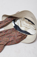 Load image into Gallery viewer, SCARF DROOPY BUCKET HAT_BEG_02