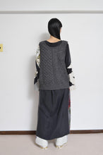 Load image into Gallery viewer, KNIT BIJOUX TANK-TOP/GRY