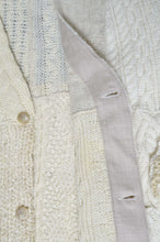 Load image into Gallery viewer, SWITCHING KNIT C/D(FISHERMAN'S SWEATER)_YELLOW_01size