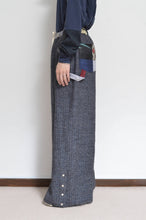 Load image into Gallery viewer, LINEN WOOL WIDE PAINTER PT / NAV_03