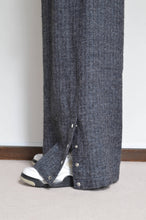 Load image into Gallery viewer, LINEN WOOL WIDE PAINTER PT / NAV_03