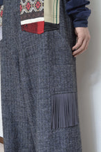 Load image into Gallery viewer, LINEN WOOL WIDE PAINTER PT / NAV_03