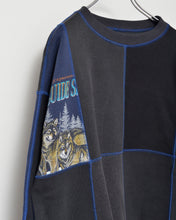 Load image into Gallery viewer, Panel sweat pullover contrast stitch / 02size_A