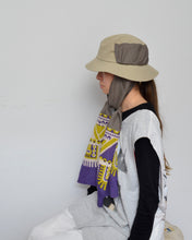 画像をギャラリービューアに読み込む, DROOPY SCARF BUCKET HAT / BEIGE