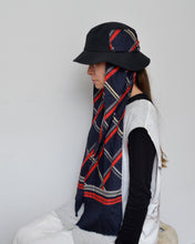 画像をギャラリービューアに読み込む, DROOPY SCARF BUCKET HAT / BLACK
