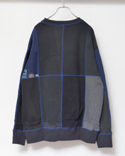 Load image into Gallery viewer, Panel sweat pullover contrast stitch / 02size_A