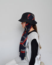 画像をギャラリービューアに読み込む, DROOPY SCARF BUCKET HAT / BLACK