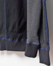 Load image into Gallery viewer, Panel sweat pullover contrast stitch / 02size_A
