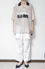 画像をギャラリービューアに読み込む, VOILLE FRINGE S/S SH_BEG_01size