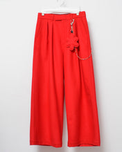Load image into Gallery viewer, Deep tuck wide pants / wool flannel