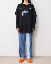 画像をギャラリービューアに読み込む, Fake layered T-shirt / BLACK_A