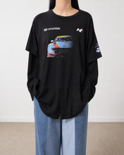 画像をギャラリービューアに読み込む, Fake layered T-shirt / BLACK_A