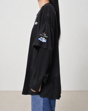 画像をギャラリービューアに読み込む, Fake layered T-shirt / BLACK_A