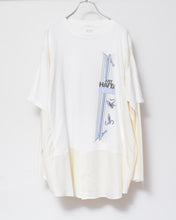 Load image into Gallery viewer, Fake layered T-shirt / WHITE_A