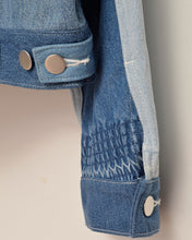 画像をギャラリービューアに読み込む, PANEL DENIM BLOUSON/JOY/01 size B