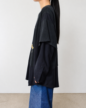 画像をギャラリービューアに読み込む, Fake layered T-shirt / BLACK_D