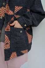 Load image into Gallery viewer, 代官山 蔦屋書店出品中/HERRINGBONE LINEN WOOL QUILTED WORK BLOUSON