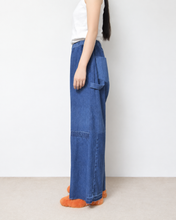 Load image into Gallery viewer, Fringe painter pants / denim easy 01 size / A