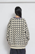 Load image into Gallery viewer, KNIT C/D_A/OW&BLK