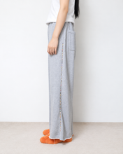 Load image into Gallery viewer, Beaded line flare sweat pants