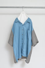 画像をギャラリービューアに読み込む, OPEN COLLAR SH_GRAY LINEN
