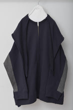 Load image into Gallery viewer, △ SHAWL ZIP-UP PARKA/BLK_01 size