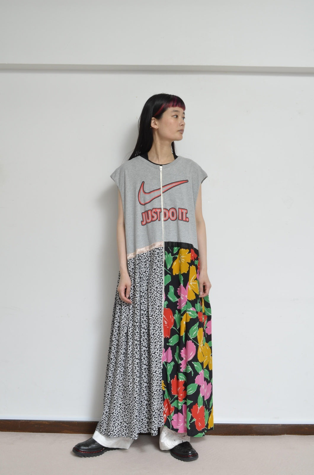 Yeah Right!! JUST DO IT. ロングワンピース（ZIP UP OP / STD_01 / D 
