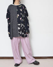 画像をギャラリービューアに読み込む, W SLEEVE TOPS_NAVY / B